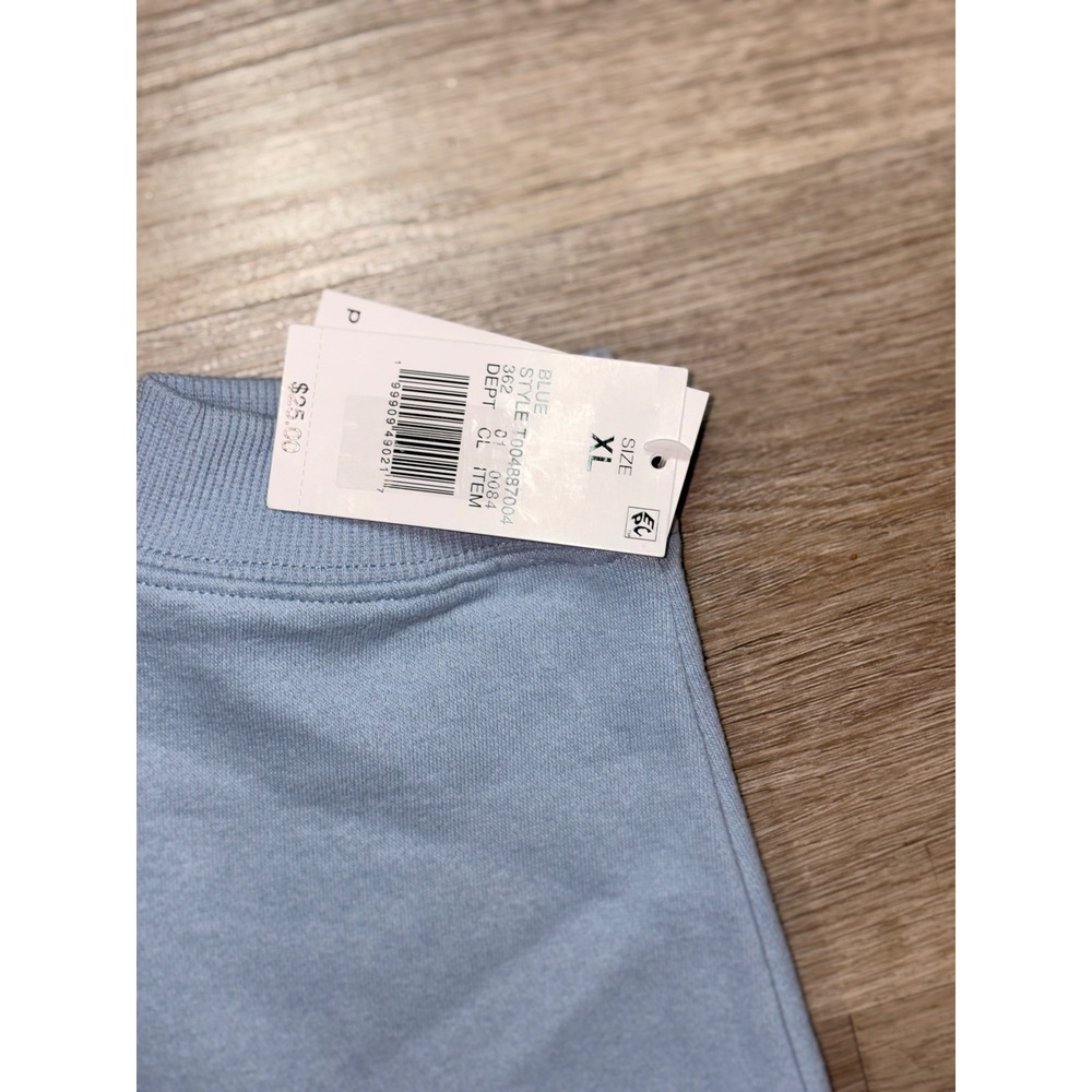 PacSun Kids XL 14/16 Newport California Seashell Oversized Hoodie Light Blue - Picture 9 of 9